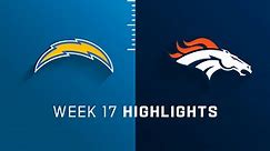 Chargers vs. Broncos highlights | Week 17