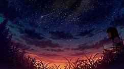 Anime Starry Night Sky Live Wallpaper