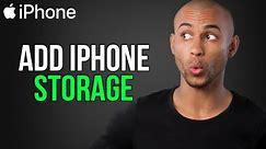 How to add iphone storage - A to Z