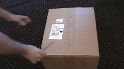 Unboxing a New Sony DVD Player - in May, 2009!!