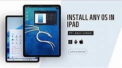 How to install any os on iPad | Run Kali Linux on iPad