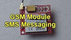 How to use a GSM module to send and receive SMS messages : SIM800L : AT Commands : Eye-On-Stuff