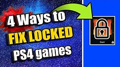 4 Ways to UNLOCK your LOCKED PS4 GAMES & APPS (PS4 Tutorial)