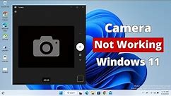FIXED! - Camera Not Working in Windows 11 Laptop