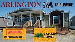 ARLINGTON 4 BED 3 BATH TRIPLEWIDE BY LIVE OAK HOMES ( WARNING ) "USE YOUR IMAGINATION"