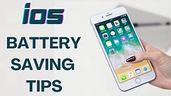 iPhone Battery Draining Fast? | iOS Battery Saving Tips
