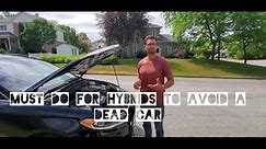 How to charge a Hybrid car's 12 volt Battery