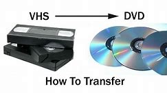 How To Transfer VHS Tapes To DVD