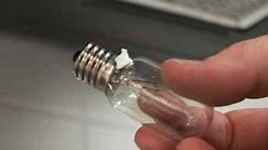 Replace the Microwave Incandescent Light