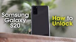 How to Unlock Samsung Galaxy S20