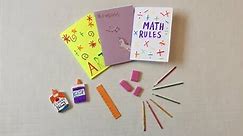 DIY American Girl Doll School Supplies | 5 Simple And Easy Back To School Crafts For Dolls