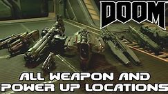 DOOM - All Single-player Weapons And Power-Up Locations