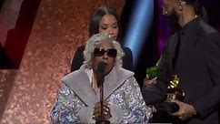 Nipsey Hussle's Grandmother Accepting His Grammy For 'Racks In The Middle'