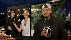 Australian Open 2024 - Nick Kyrgios interviewt Carlos Alcaraz nach Sieg: "Wolltest du wie ich aussehen?" - Tennis Video - Eurosport