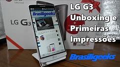 LG G3 - Unboxing e Primeiras Impressões
