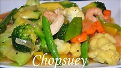 HOW TO COOK A PERFECT CHOPSUEY