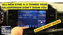 TECH TUESDAY: 5 THINGS YOUR SALESPERSON DIDN'T SHOW YOU ON THE FORD SYNC 4