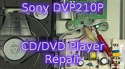 Sony DVP-SR210P CD/DVD player - No Power Repair