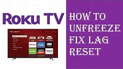 Roku TV Reset - Roku TV Frozen - Fix Roku TV - How to Reset Frozen Roku TV or Roku Player