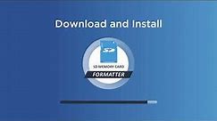 How to use the SD Memory Card Formatter