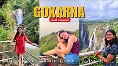 My Solo Trip to Gokarna | Gokarna Vlog - Yana Caves, Vibhuti Falls, Jog Falls | Karnataka India