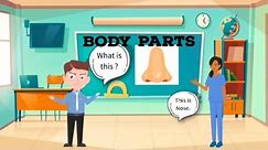 Parts of the Body | Class 1 English Unit 1 Part 3 | Educational Video for Kids