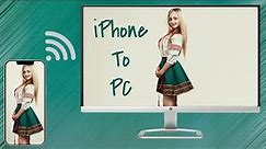 How to screen mirror iPhone to PC [Airplay to Windows Laptop, No Watermark, Free]