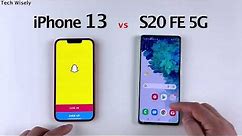 iPhone 13 vs S20 FE 5G | SPEED TEST
