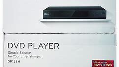 LG DP132H DVD Player Full HD Upscaling, Traditional DVD Playback, USB Playback, HDMI Out, USB Direct Recording, with Remote Control ? Black