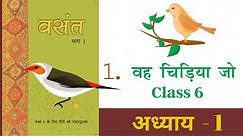 Class 6 Hindi Chapter 1 | वह चिड़िया जो | NCERT Guruji
