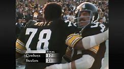 Super Bowl X: Steelers 21, Cowboys 17