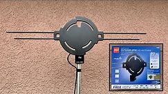 RCA Amplified Outdoor/Attic 'Spiral' HD TV Antenna Review Low VHF, High VHF and UHF Model ANT860EV