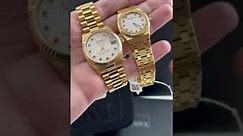 Rolex and Audemars Piguet Yellow Gold Mother of Pearl Ladies Watches Review | SwissWatchExpo