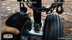 Switch to Dual Pneumatic Wheels for your Trailer Jack