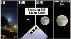 Samsung Galaxy S21 - MOON ZOOM TEST