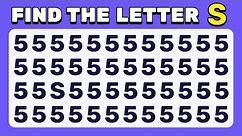 Find the ODD One Out - Numbers and Letters Edition ✅ Easy, Medium, Hard - 30 levels