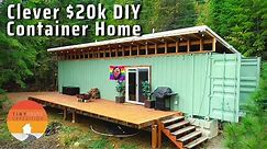 Couple Builds Clever $20k Shipping Container Home with NO Experience