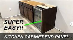 Kitchen Cabinet End Panel | How to Make