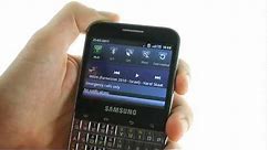 Samsung Galaxy Pro B7510 user interface demo