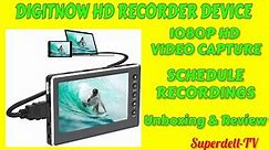 DIGITNOW HDMI RECORDER | RECORD EVERYTHING IN 1080P | SCHEDULE RECORDING INCLUDED |