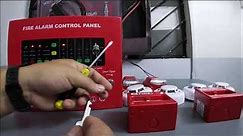 How to operate the Fire Alarm Control Panel of the Fire Detection and Alarm System?