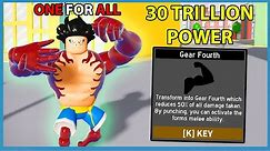 I UNLOCKED GEAR FOURTH TRANSFORMATION & ONE FOR ALL QUIRK! Roblox Anime Fighting Simulator