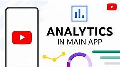 Analytics in the YouTube App (for Shorts, Videos, Live Streams, and more!)