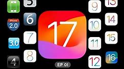 iOS 1 to 17 - Logos Evolution EP 01