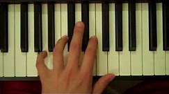 How To Play an A Minor 7th Chord on Piano (Left Hand)