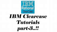 IBM Rational Clearcase|Tutorials Part-3|Typical workflow on files