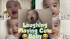 Laughing And Funny Babies | Cuteness laugh Toddler meme hysterically.