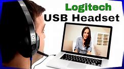 🎧Logitech H540 USB Computer Headset 🎧 (Logitech H540) With Noise Cancelling