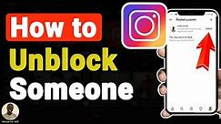 How to Unblock Someone on Instagram - Full Guide