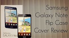 Samsung Galaxy Note - Flip Case Cover Review Android GT-N7000 Mobile - PhoneRadar